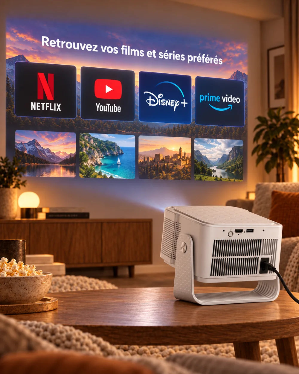 ProjektorLand Horizon Max – películas y series en pantalla grande
