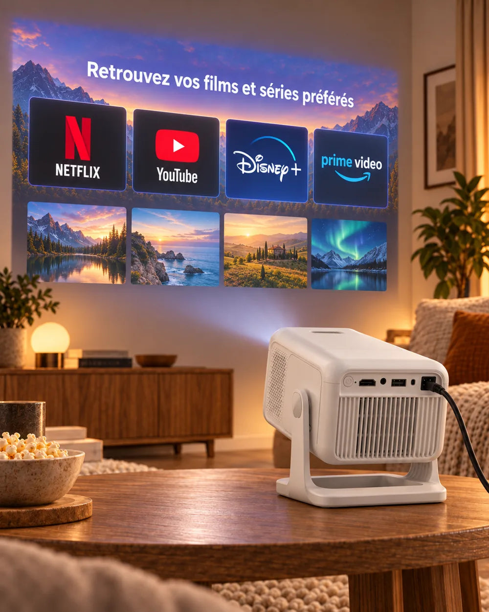 ProjektorLand Nova Plus – películas y series en pantalla grande