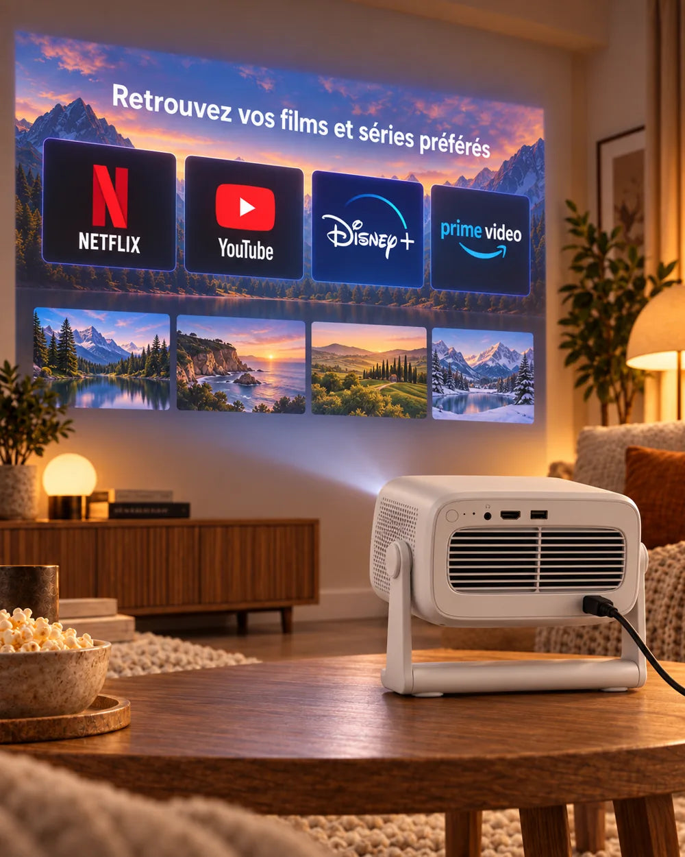 ProjektorLand Panorama – películas y series en pantalla grande