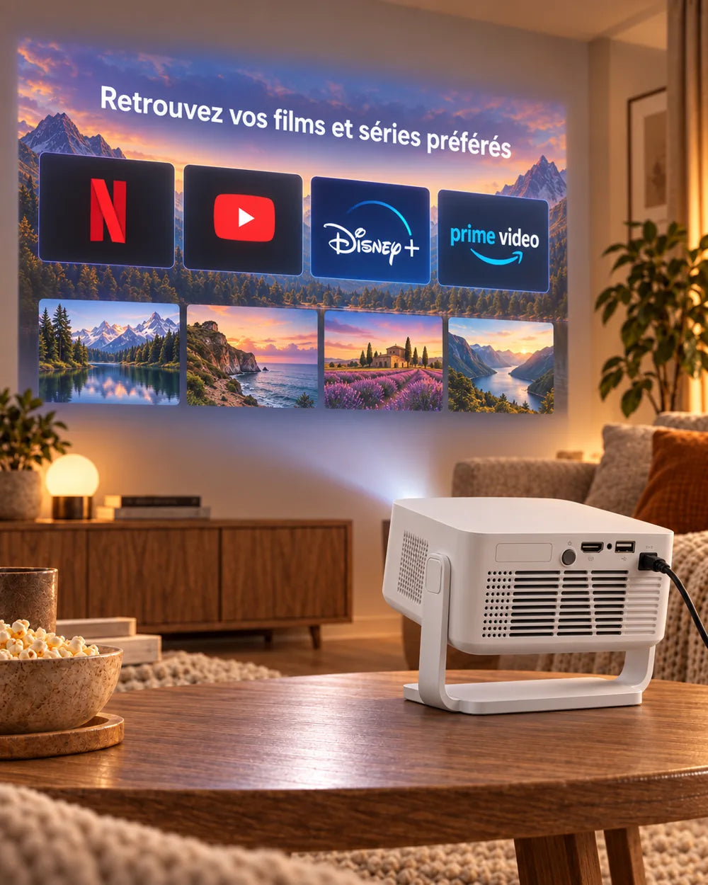 ProjektorLand Vista Max – películas y series en pantalla grande