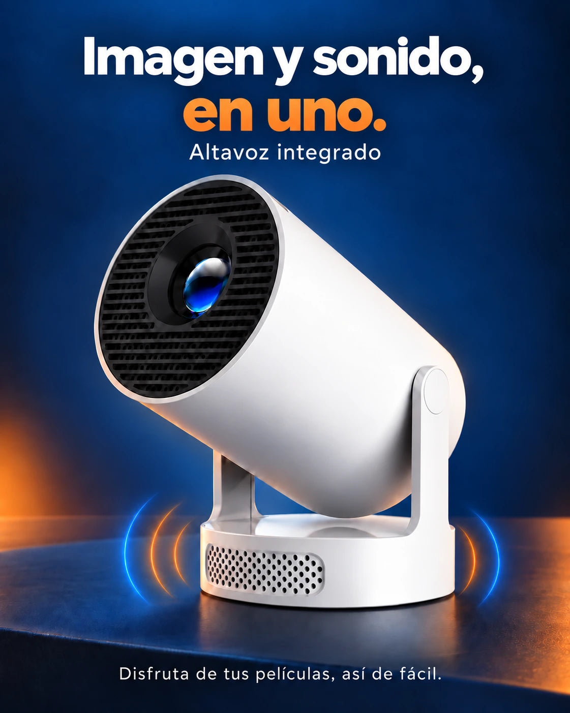 Proyector compatible con 4K, 330 lúmenes ANSI – Luma One, Wi-Fi 6 y Bluetooth 5.0